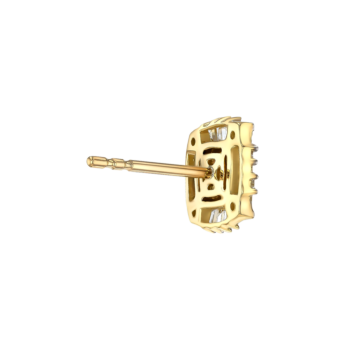 OneSixEight Cushion Shaped Diamond Stud Earrings  18K Yellow Gold