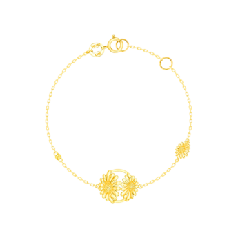 Paradise Light Weight Bracelet In 18K Yellow Gold