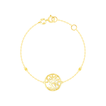 Paradise Light Weight Bracelet In 18K Yellow Gold