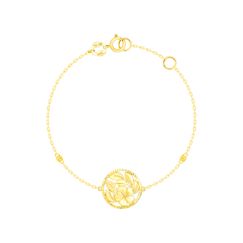 Paradise Light Weight Bracelet In 18K Yellow Gold