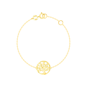 Paradise Light Weight Bracelet In 18K Yellow Gold