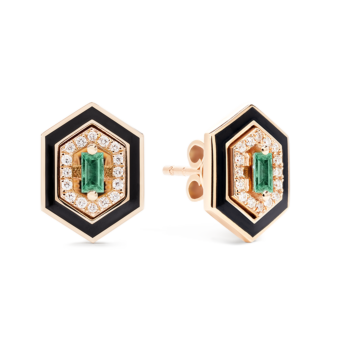 Djula Precieuse Hexagonal Earring