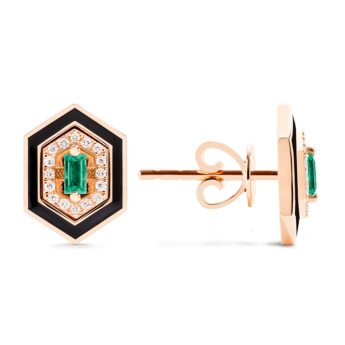 Djula Precieuse Hexagonal Earring