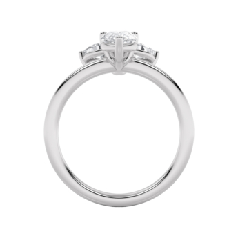 خاتم غايا لوكس فاشن من الذهب الأبيض عيار 18 قيراطًا والألماس المطوّر في المختبر