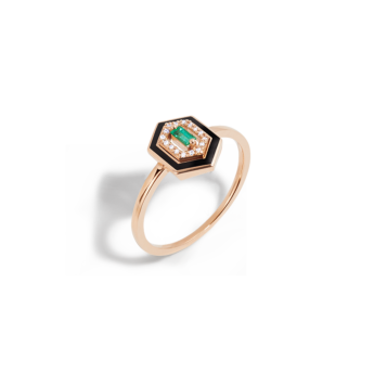 Djula Precieuse Hexagonal Ring