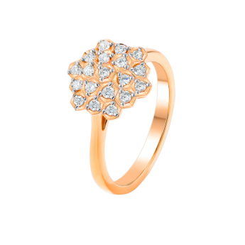 Pyramid Ring 18K Rose Gold 