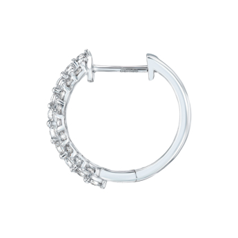 أقراط بيراميد زينيث من الذهب الأبيض عيار 18 قيراط 