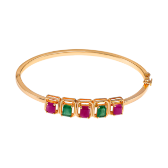Rangoli Bangle in 22K Gold