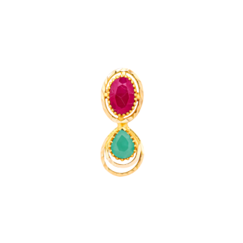 Rangoli 22k Yellow Gold Necklace and Earrings