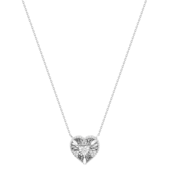 Damas Valentine's Day Collection Necklace In 18K White Gold Featuring Diamonds