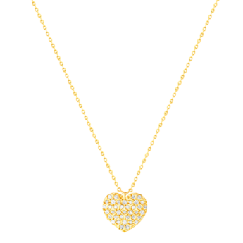 Damas Valentine's Day Collection Necklace In 18K Yellow Gold Featuring Diamonds