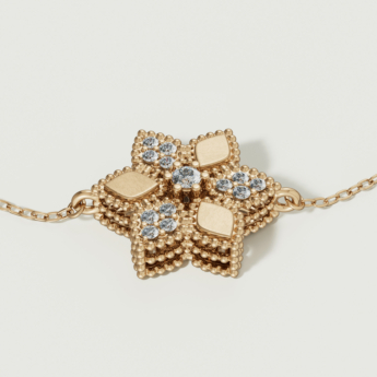 سوار ستيلا دورو من الذهب الأصفر عيار 18 قيراط والألماس