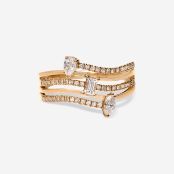 Treasure Oneira 18k White Gold Diamond Ring