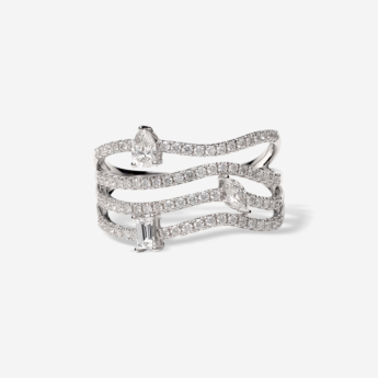 Treasure Oneira 18K White Gold Diamond Ring