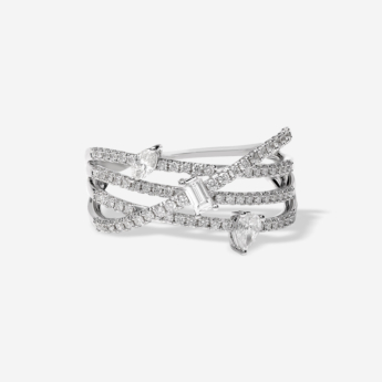Treasure Oneira 18K White Gold Diamond Ring