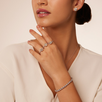 Gaia Revelation 18k White Gold Diamond Ring