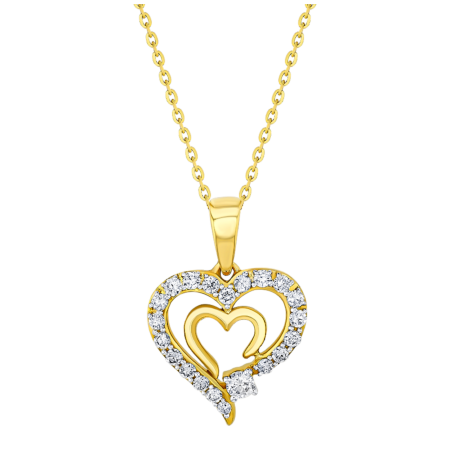 Love You To Pieces Heart Set Necklace – Vale Jewelry