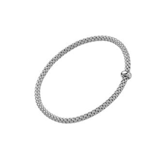 FOPE  PRIMA FLEX'IT BRACELET WITH A WHITE DIAMOND