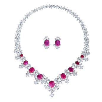 Kallista High Jewellery Diamond and Ruby Set