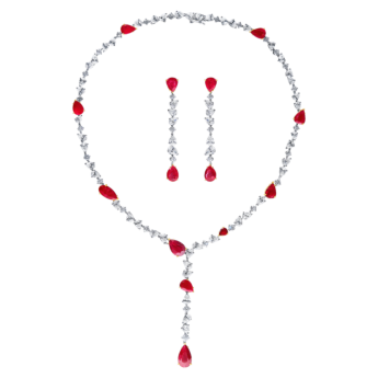 Kallista High Jewellery Diamond and Ruby Set