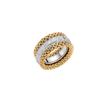 خاتم فوبيه بوبل مرصع بالألماس