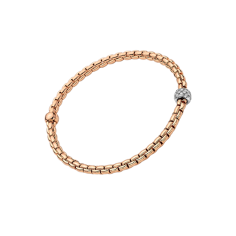 FOPE  EKA FLEX'IT BRACELET WITH DIAMOND PAVE'