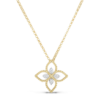 Roberto Coin Princess Flower Necklace