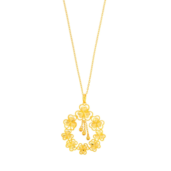 Anmol Floret 21K Yellow Gold Necklace