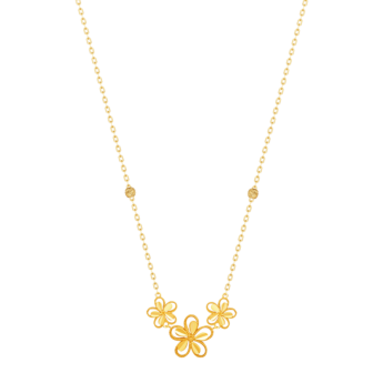 Anmol Floret 21k Gold Necklace