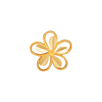 Anmol Floret 21k Gold Earrings