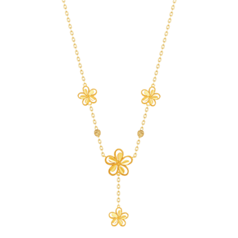Anmol Floret 21k Gold Necklace