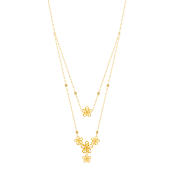 Anmol Floret 21k Gold Necklace