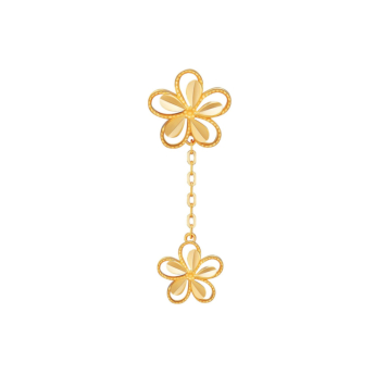 Anmol Floret 21k Gold Earrings