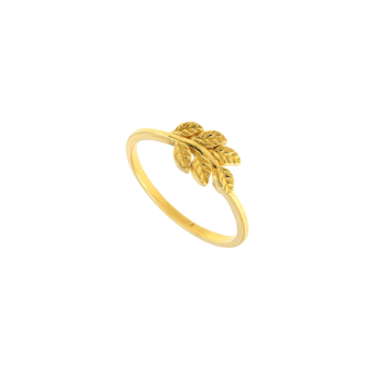 Anmol Foliage 21k Yellow Gold Ring