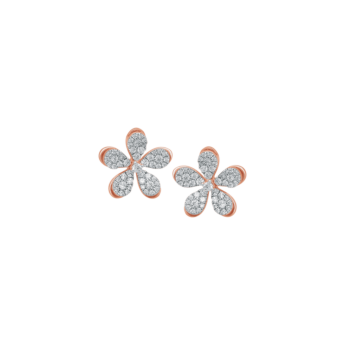 Ananya Alyssa 18k Rose Gold Diamond Earring