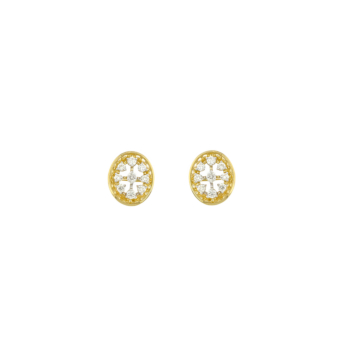 Ananya 18K Yellow Gold Diamond Earrings