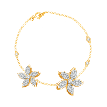 Ananya Alyssa 18k Yellow Gold Diamond Bracelet