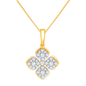 Ananya Alyssa 18k Yellow Gold Diamond Pendant