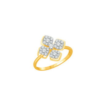 Ananya Alyssa 18k Yellow Gold Diamond Ring