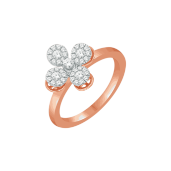 Ananya Alyssa 18k Rose Gold Diamond Ring