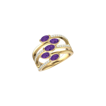 Ananya 18k White Gold Diamond Ring