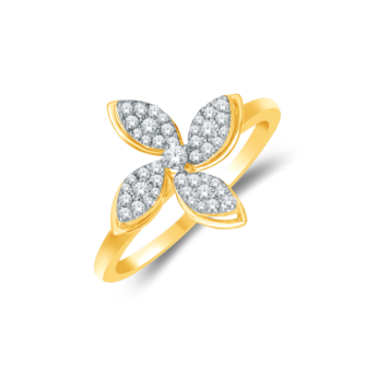 Ananya Alyssa 18k Yellow Gold Diamond Ring