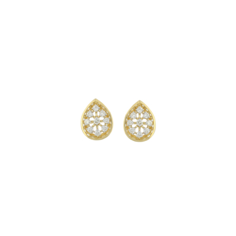 Ananya 18K Yellow Gold Diamond Earrings