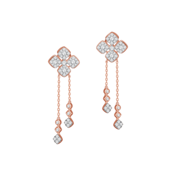 Ananya Alyssa 18k Rose Gold Diamond Earring