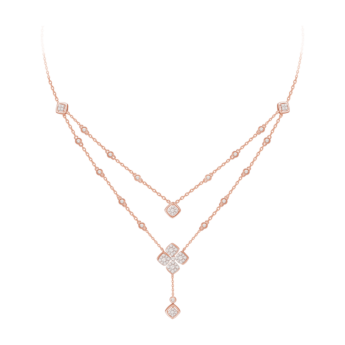Ananya Alyssa 18k Rose Gold Diamond Necklace