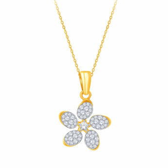 Ananya Alyssa 18kt Yellow Gold Diamond Pendant