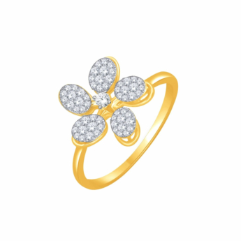 Ananya Alyssa 18kt Yellow Gold Diamond Ring