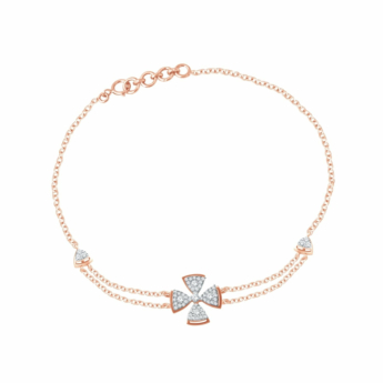 Ananya Alyssa 18kt Rose Gold Diamond Bracelet