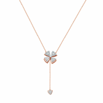 Ananya Alyssa 18kt Rose Gold Diamond Necklace