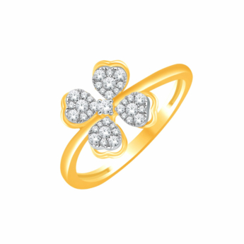 Ananya Alyssa 18kt Yellow Gold Diamond Ring